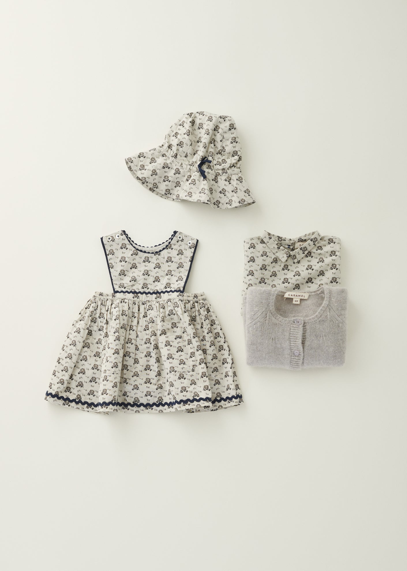 JUPITER BABY DRESS - POLKA FLORAL