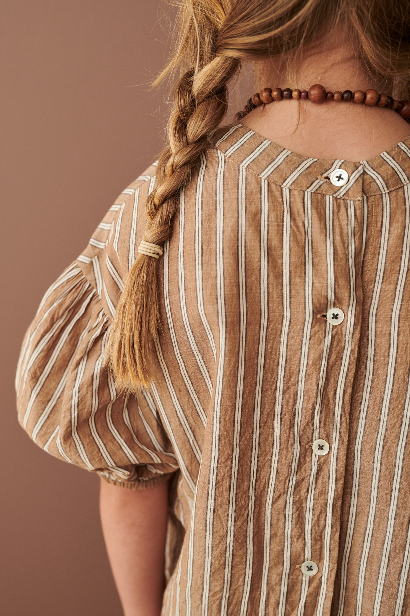 CHICORY BLOUSE - BEIGE STRIPE