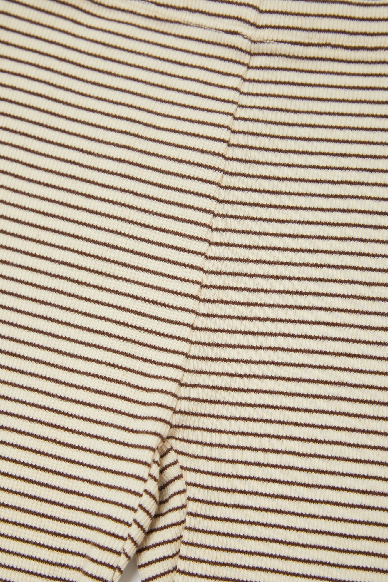 JUDD CHILDREN'S COTTON LEGGINGS - CREAM/CHOCOLATE STRIPE