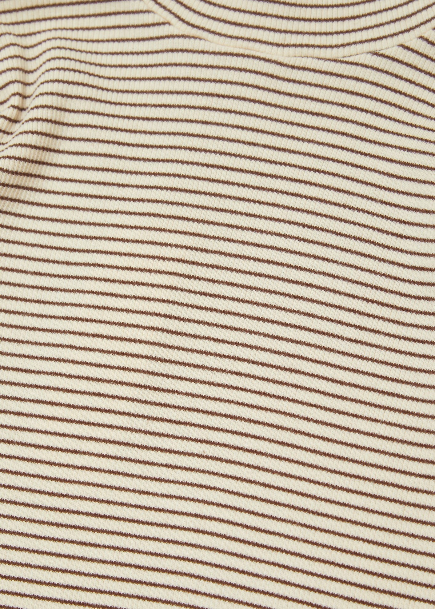 FORGO TOP - CREAM/CHOCOLATE STRIPE