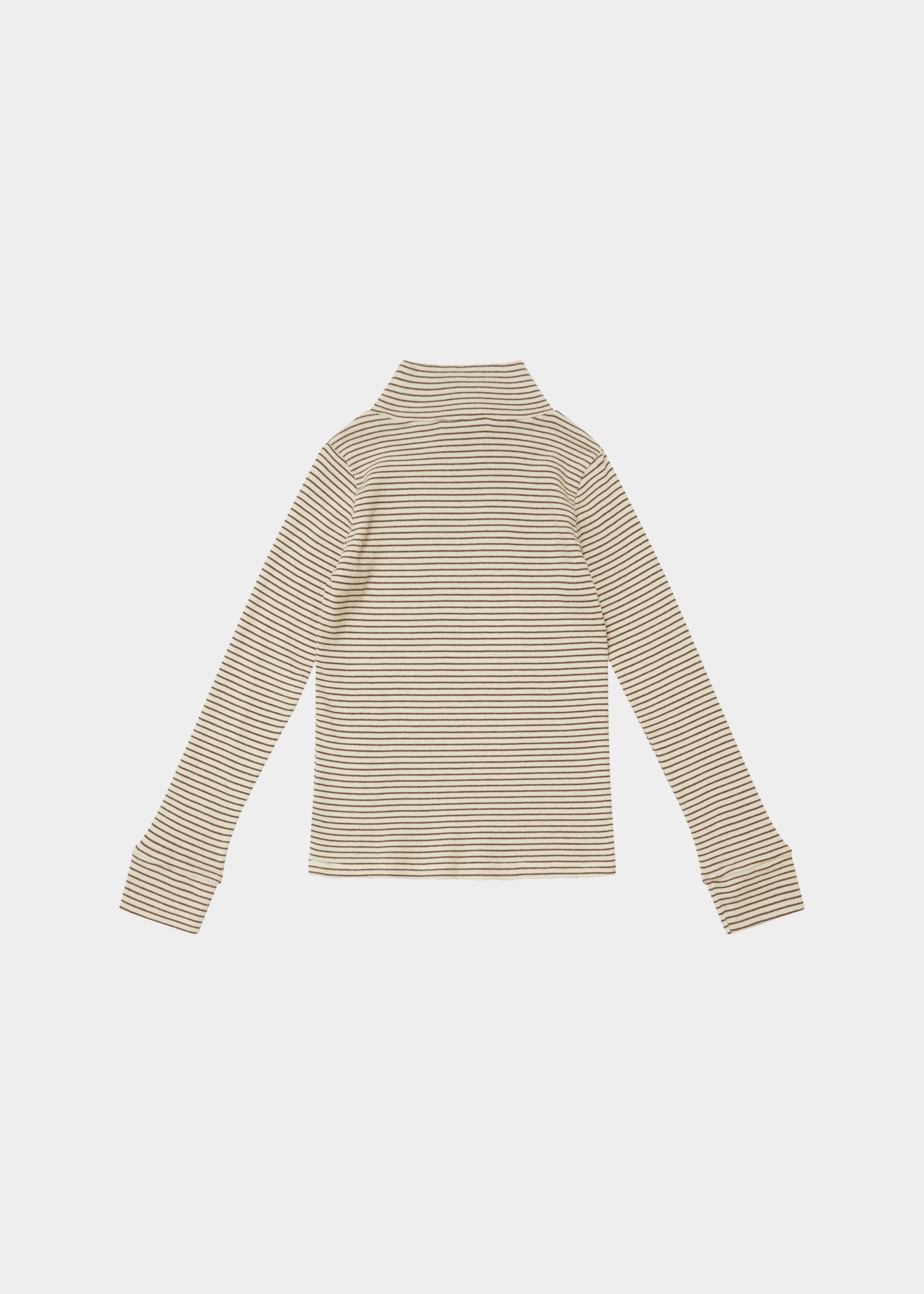 FORGO TOP - CREAM/CHOCOLATE STRIPE