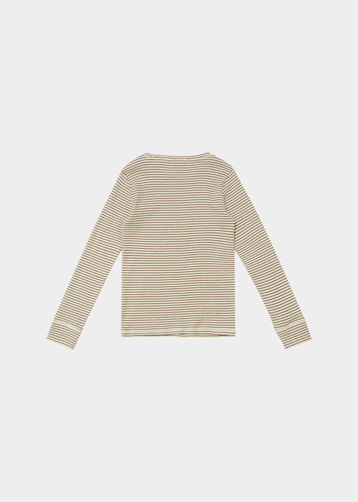 KISHON TOP - CREAM/CHOCOLATE STRIPE