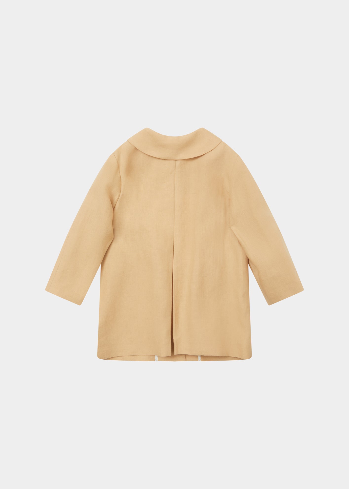 DELPHINIUM COAT - BEIGE LINEN