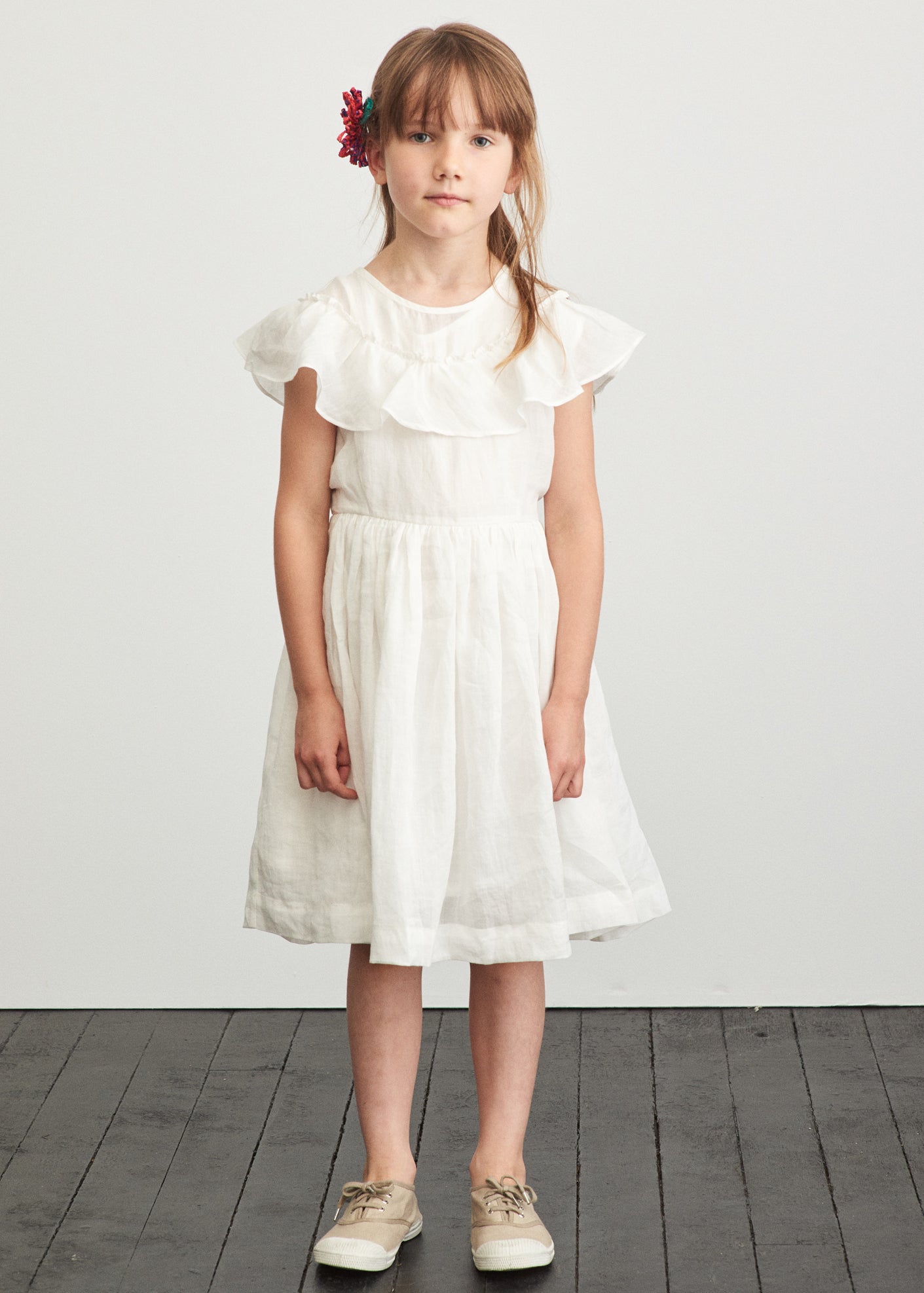 CESTRUM PARTY DRESS - WHITE
