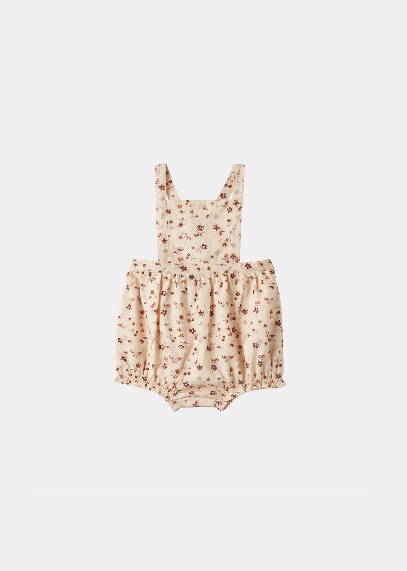CLAM BABY ROMPER - DITSY FLORAL PRINT