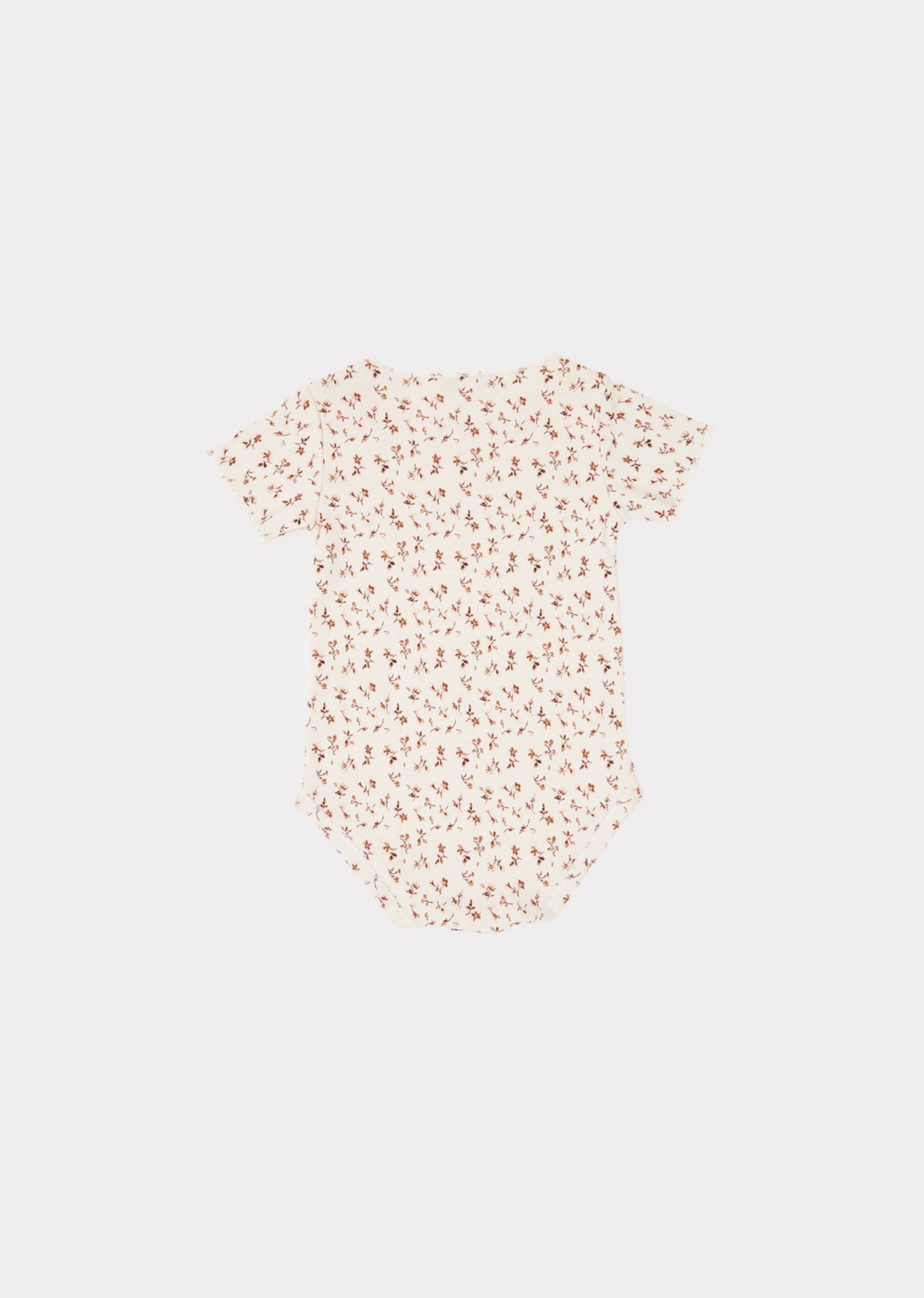 VIPERFISH GIFTING ROMPER - BROWN DITSY FLORAL