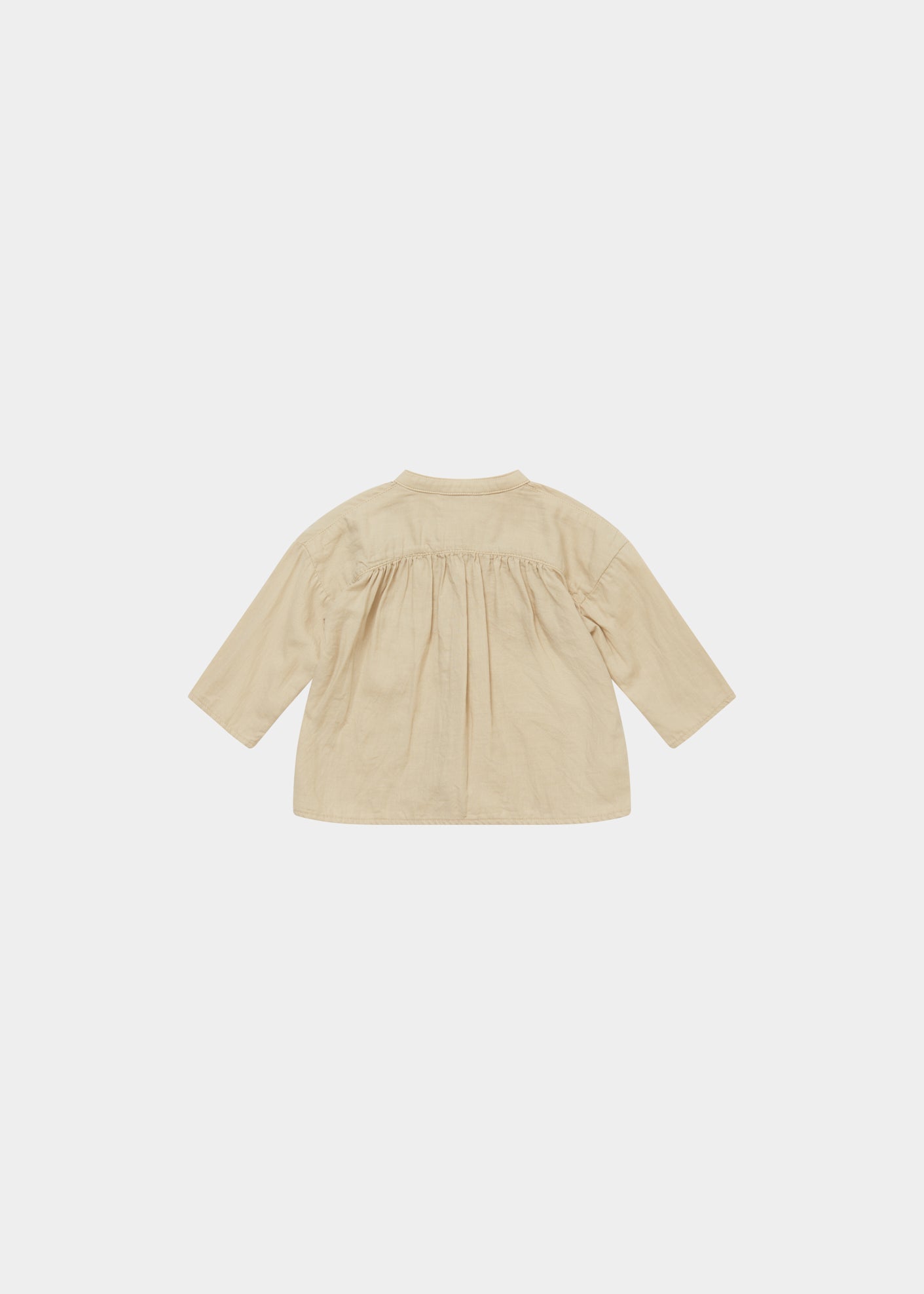 Baby Designer Tops - Adonis Baby Shirt - Sand Cotton