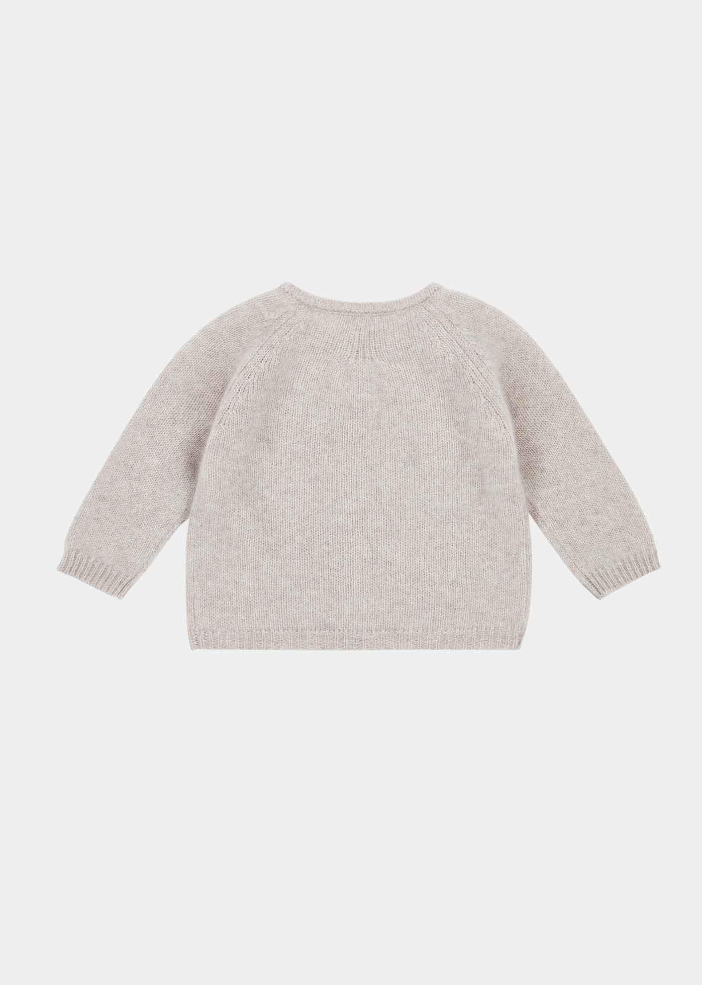 ROSA BABY CARDIGAN - STONE