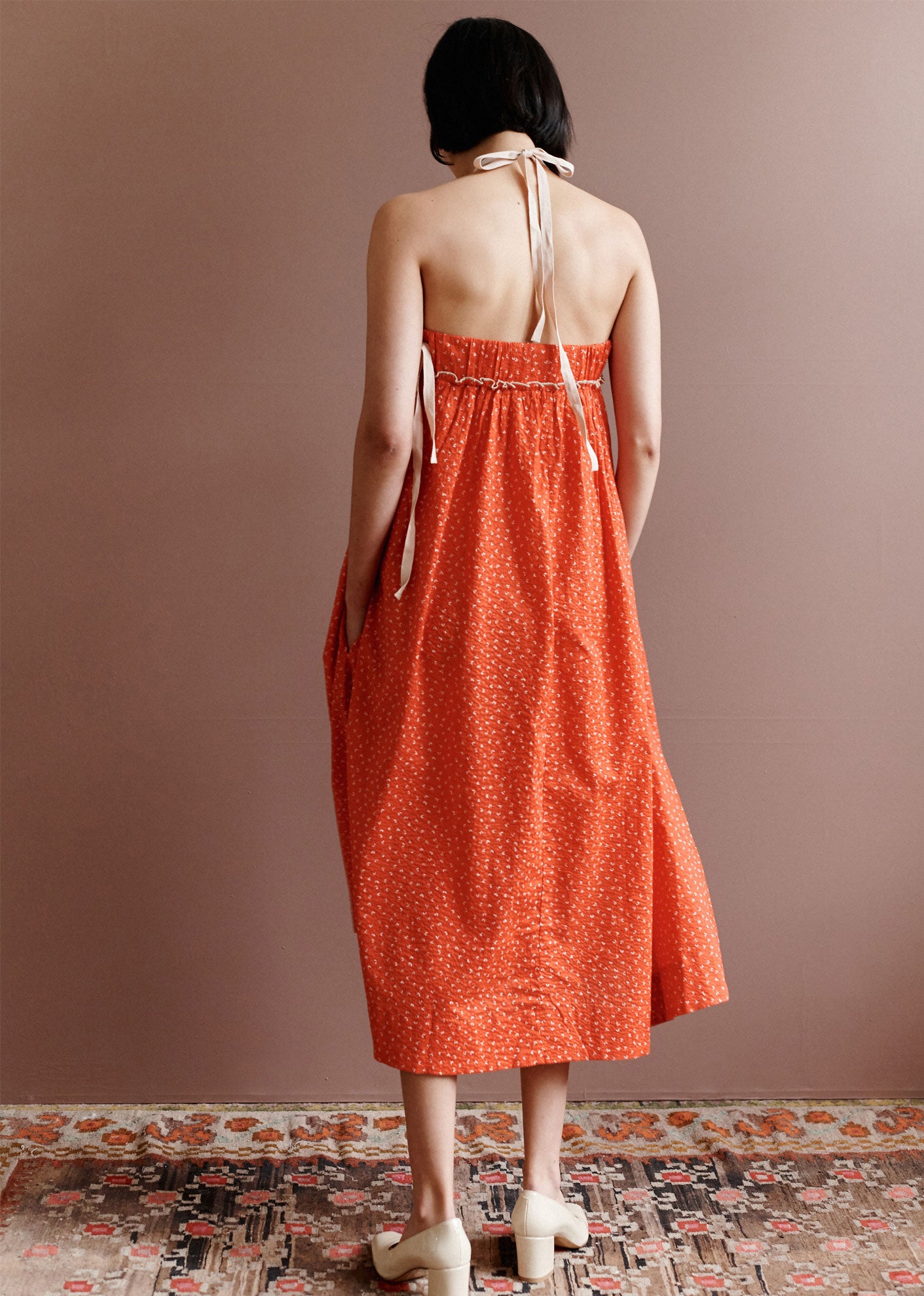 SS23---AGAVE-DRESS-WOMAN-POPPY-RED