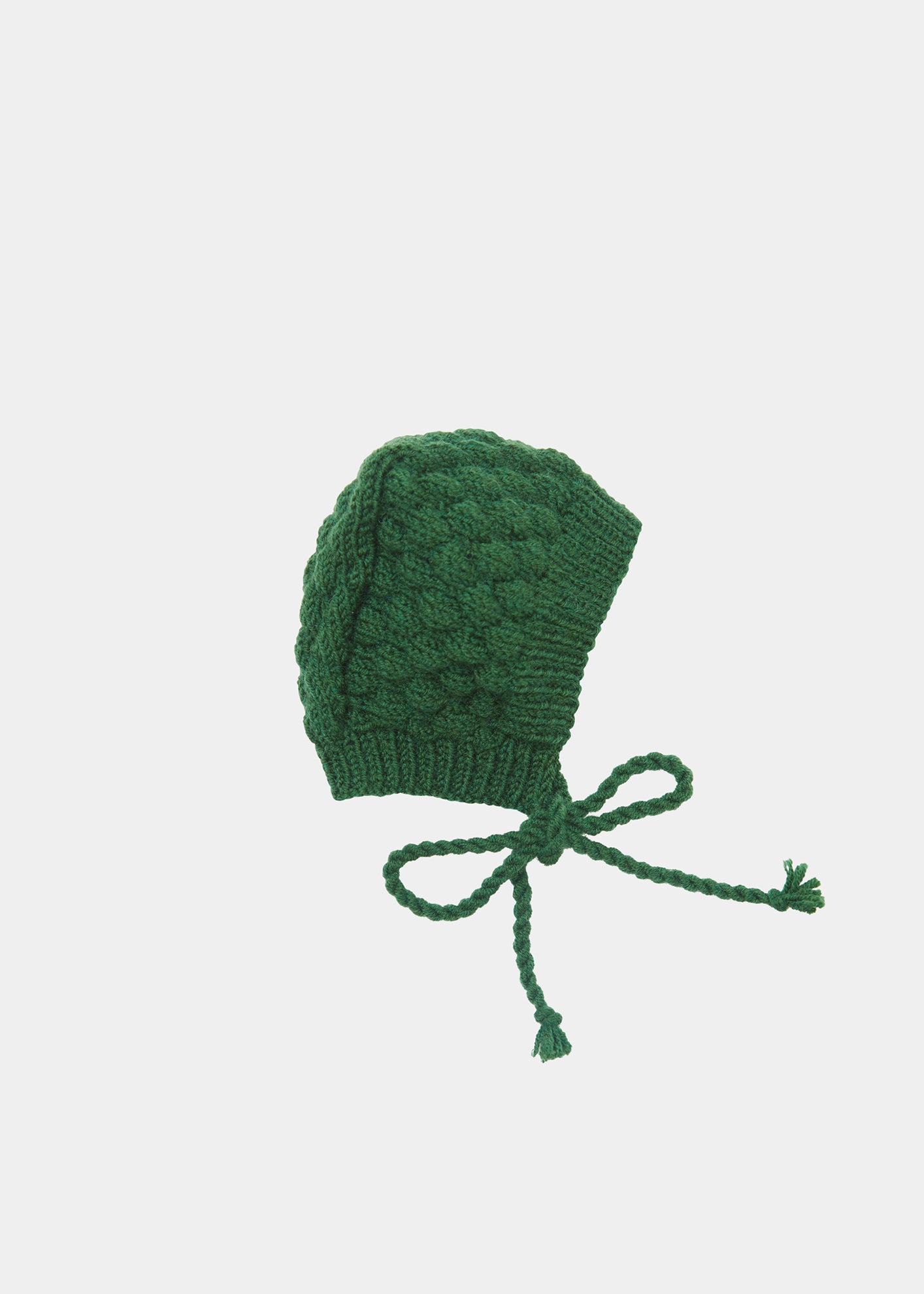 BUBBLE BABY BONNET - OLIVE GREEN