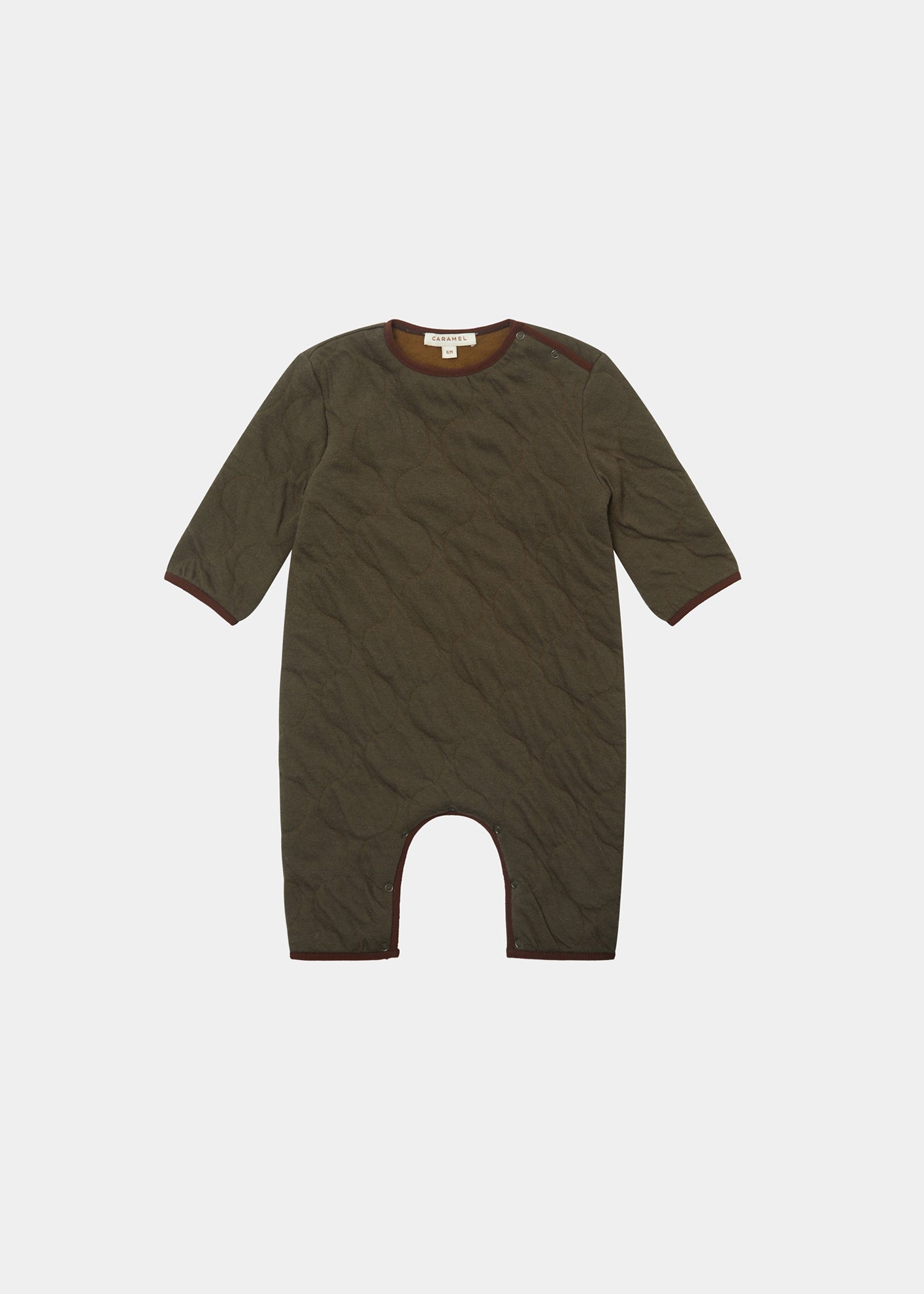 LARCH BABY ROMPER - KHAKI