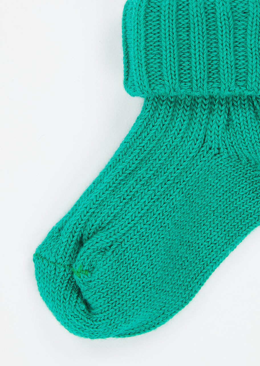 BABY RIB ANKLE SOCKS - MINT