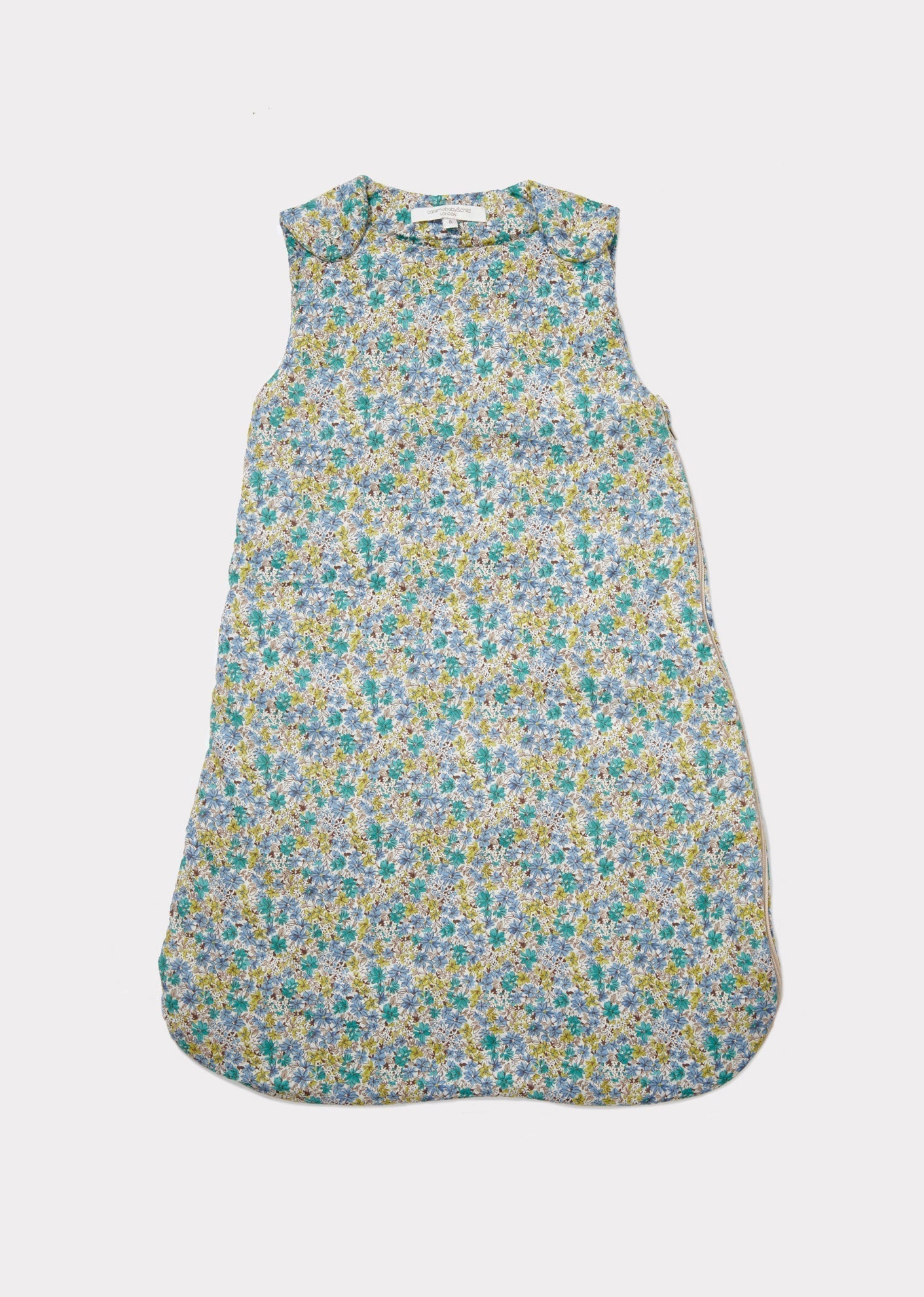 SLEEPING BAG - BLUE PAINTED FLOWER
