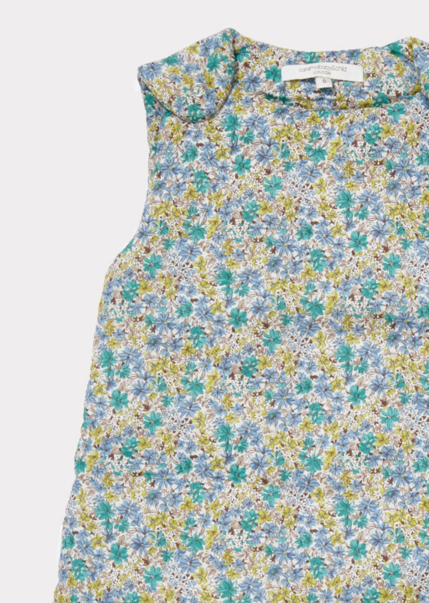 SLEEPING BAG - BLUE PAINTED FLOWER