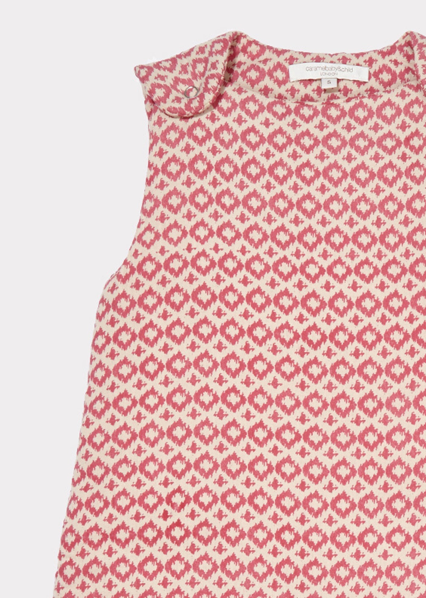 SLEEPING BAG - PINK GEOMETRIC PRINT