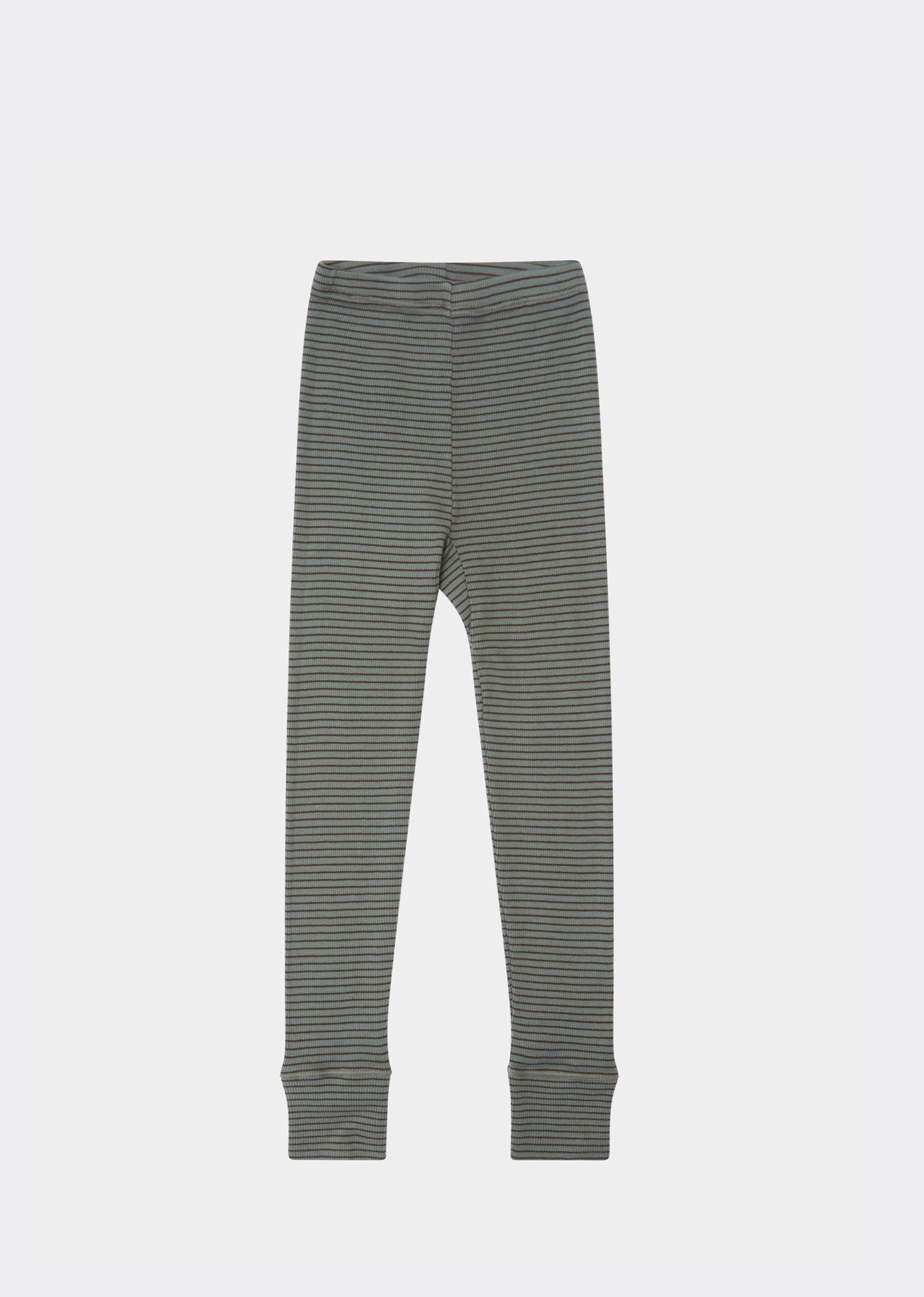 JUDD LEGGINGS - SPRUCE/CHOCOLATE STRIPE