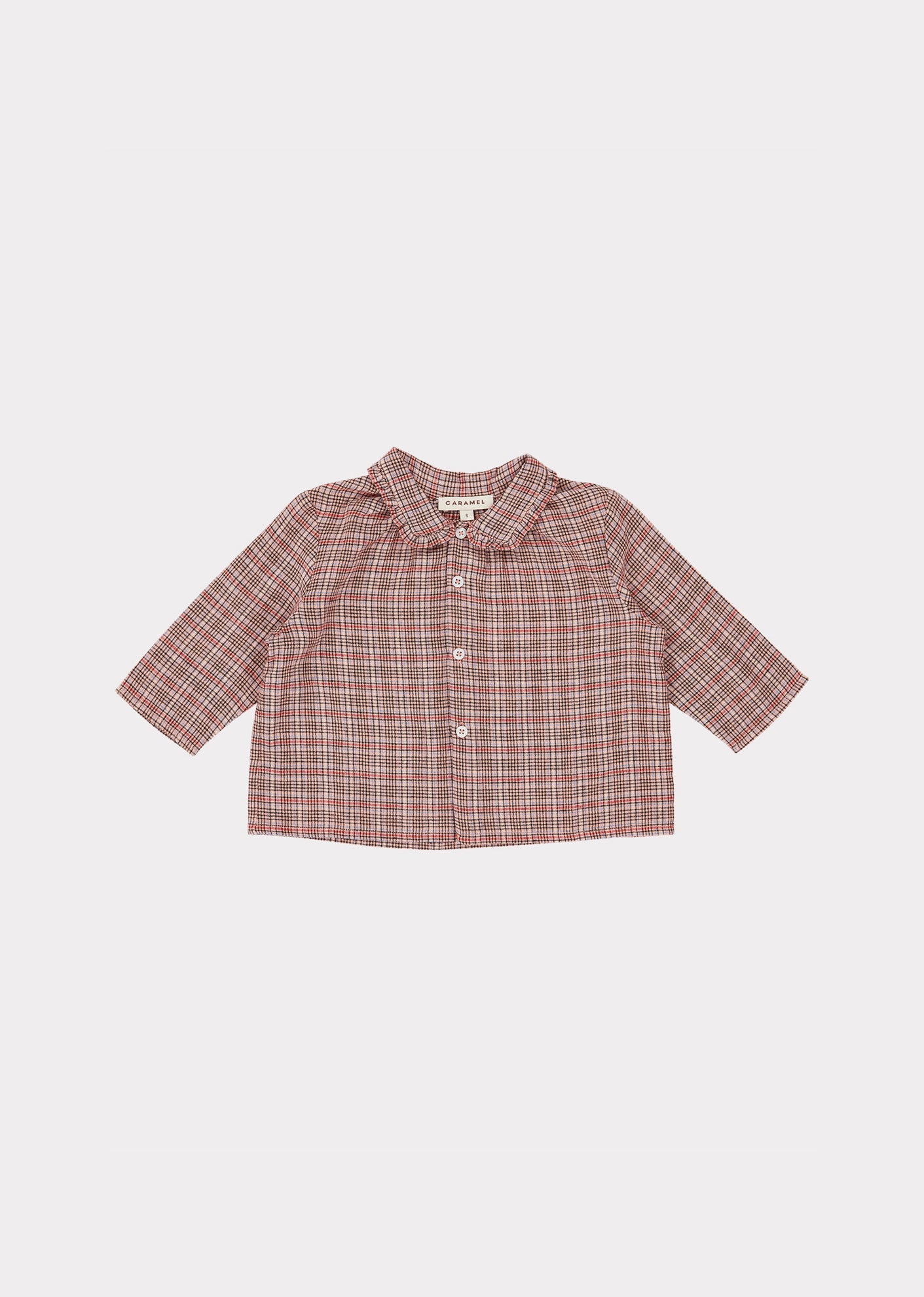 TERN BABY SHIRT - PINK CHECK